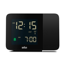 Braun BC15B-DCF Radiostyrt digitalt projeksjonsvekkerur, svart
